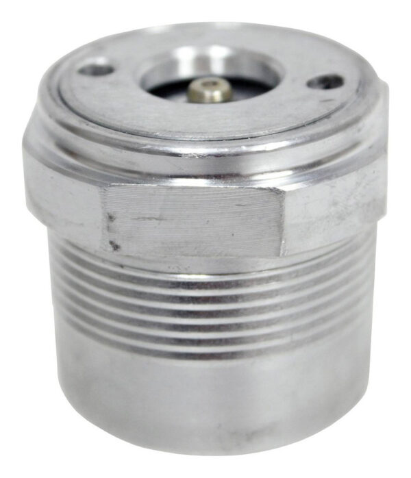 QA1 Ball Joint Housing, Greasable, Upper, Screw-In, 1.438 in Ball, Steel, Zinc Oxide