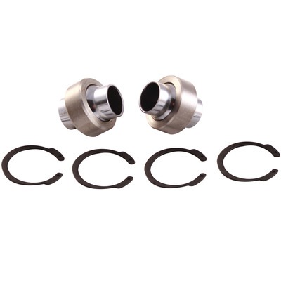 QA1 Spherical Bearing, COM-T Series, 0.500 in ID, 1.000 in OD, 1.000 in Thick, PTFE Lined, Bearings / Snap Rings Included, Steel