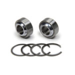 QA1 Spherical Bearing, 0.625 in ID, 1 in OD, 1 in Thick, PTFE Lined, Steel, Kit
