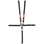 Racequip Harness, 5 Point, Latch and Link, SFI 16.2, Pull Up Adjust, Bolt-In / Wrap Around, Individual Harness, Black, Jr Dragster / Quarter Midget