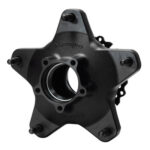 Wilwood Wheel Hub, Rear, Starlite 55-XD, Wide 5, 5-Bolt Drive, Dynamic Adapter Mount, Aluminum, Black E Coat