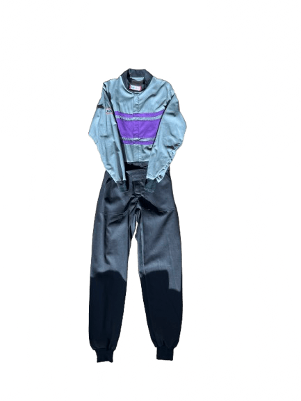 RJS Purple Grey Black Race Suit Single Layer Small