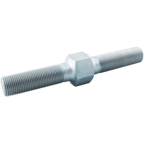 QA1 Double Linkage Adjuster, Male to Male. Chromoly, Zinc Plated, 5/8-18 in. Thread, 5 in. Long