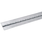 Allstar Hinge, Low Profile, 72 in Long, Aluminum, Natural, Each