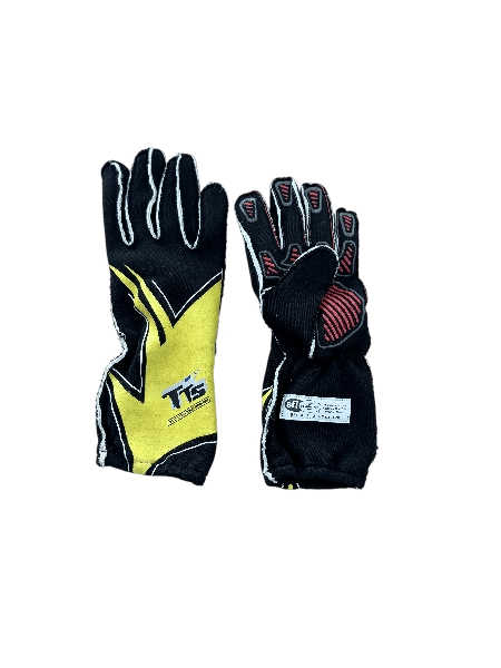 TTS External Stitched Gloves Yellow Small