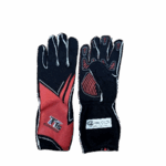 TTS External Stitched Gloves Red Black Small