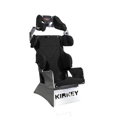 Kirkey, Seat, 80 Series Containment, Full Containment, Adjustable Height, 17 in Wide, 20 Degree Layback, Cover Included, Aluminium, Natural, Kit