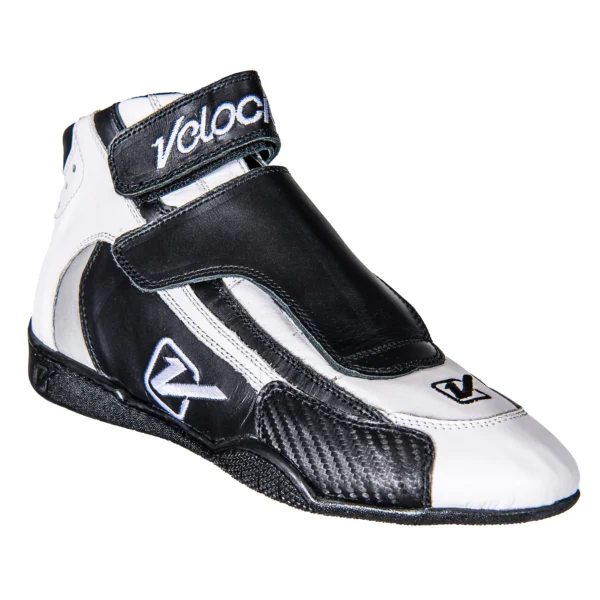 Velocita White Leather Race Boot Size 13