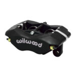 Wilwood, Brake Calliper, Dynalite, 4 Piston, Aluminium, Gray Anodized, 12.720 in OD x 0.810 in Thick Rotor, 3.500 in Lug Mount, Each