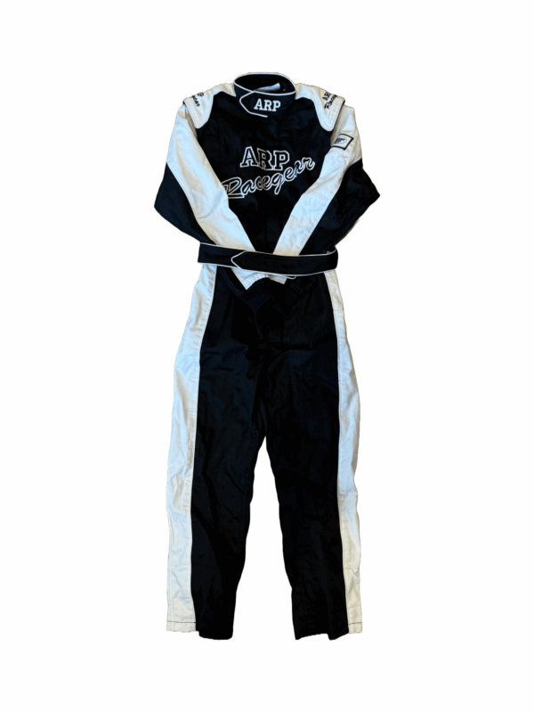 ARP Kids Signature Race Suit White Single Layer Size 8