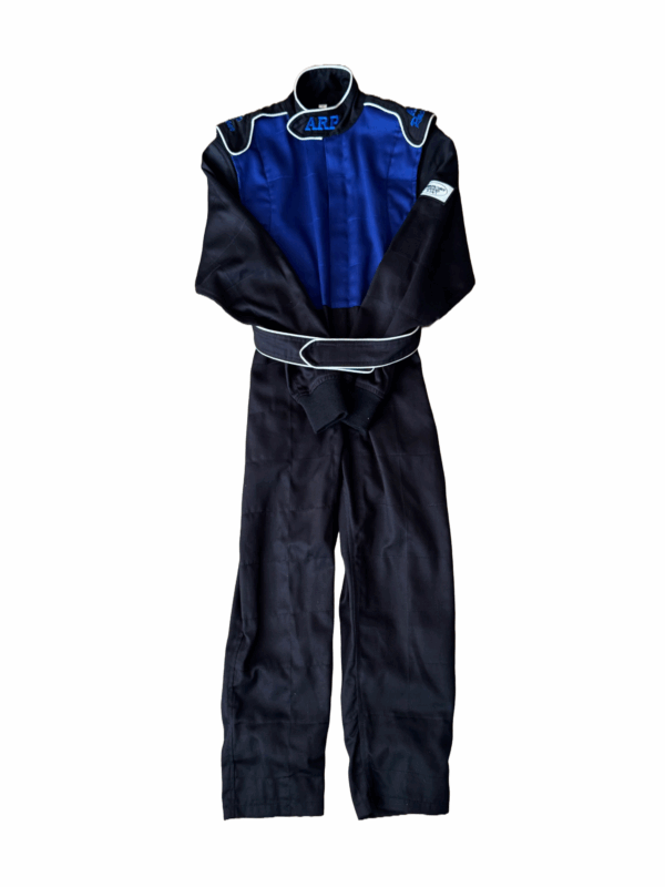ARP Kids Simple Blue Race Suit Single Layer Size 6