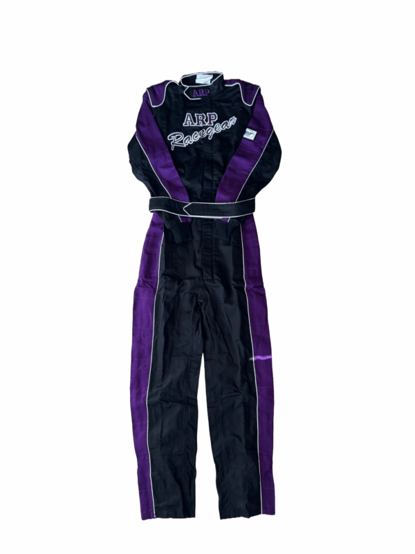 ARP Kids Signature Race Suit Purple Single Layer Size 16