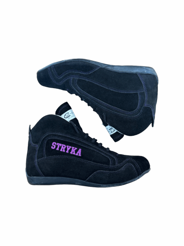 Stryka Purple Stitched Race Boots Size 8