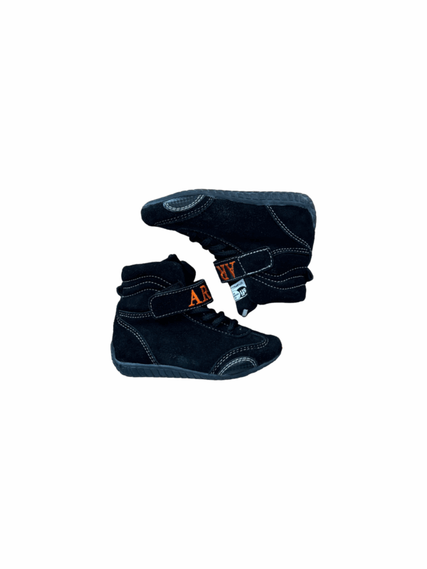 ARP Toddler Race Boots Black With Orange Size 9