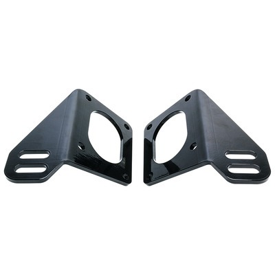 Allstar Motor Mount, Bolt-On, Steel, Black Powder Coat, GM LS-Series, Chevy V8, Pair