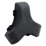 Allstar Steering Wheel Pad, Molded, Hook and Loop Attachment, Foam, Black