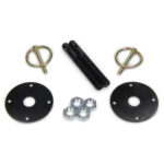 ARP Hood Pin Kit, Black, Aluminum