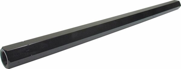Allstar Suspension Tube, 0.875 in Hex, 21 in Long, 5/8-18 in Female Thread, Aluminum, Black Anodized