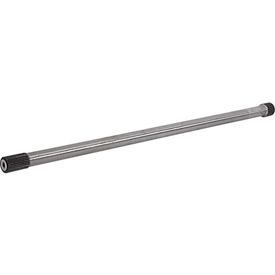 Allstar Axle Shaft, 30.5 in Long, 28 Spline Carrier, 24 Spline Drive Flange, Solid, Steel, Natural