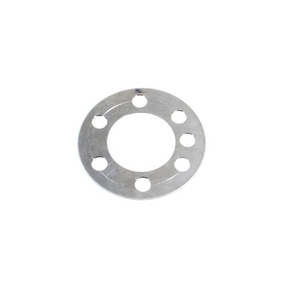 Bert Flywheel Shim, 0.038 in Thick, Aluminum, Natural, Late Small Block Chevy / V6