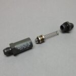 Kinsler Fuel Bypass Valve, High-Flow, 6 AN Inlet, 6 AN Outlet, Aluminum, Gray Anodized, Universal