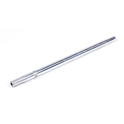M and W Suspension Tube, 0.5 in OD, 10 in Long, 5/16-24 in Female Thread, Aluminum, Polished, Radius Rod, Mini Sprint Car