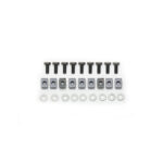 Wilwood Brake Rotor Bolt, 1/4-28 in Thread, 0.625 in Long, T-Nuts / Washers Included, Hex Head, Dynamic Rotor to Plate, Set of 9