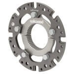 Wilwood Wheel Hub, Rear, Inboard, Drive Flange, 46 Spline, Aluminum, Gray Anodized, Sprint