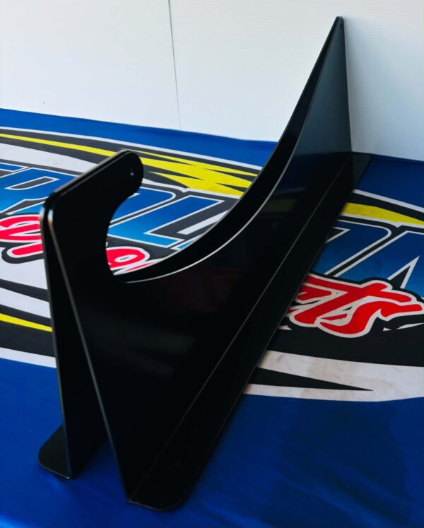 ARP Sprintcar Nose Wing Mount, Wall Mount, Aluminum, Black Powder Coat ...